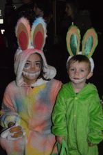 children dressed up as rabbits